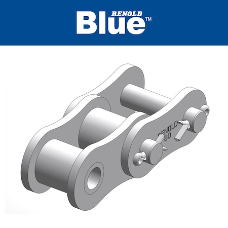 Renold 3/4in. PITCH, COTTERED, 1 STRAND, CARBON STEEL, 10FT 60A1CX10FT